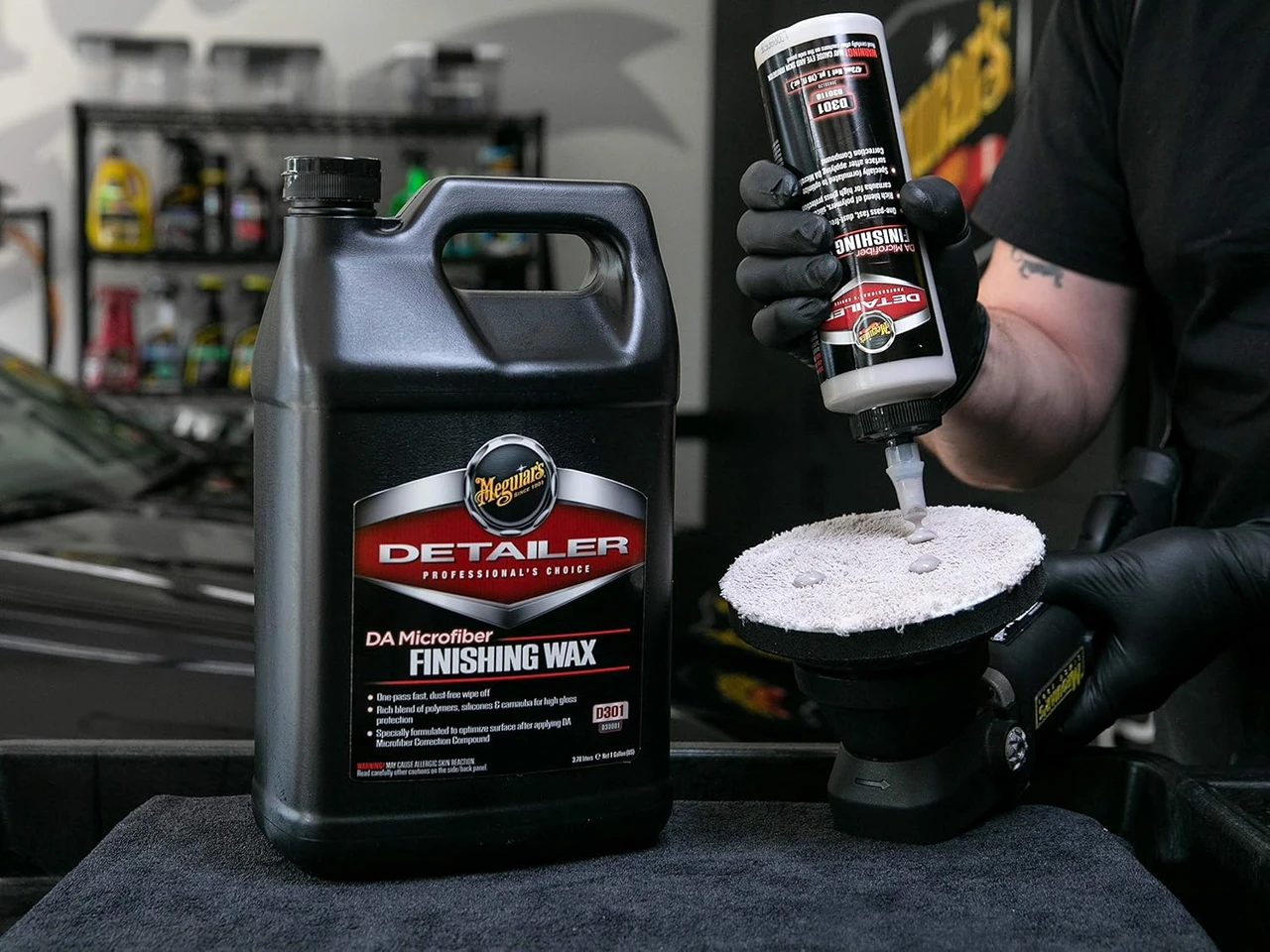 Meguiar's DA Microfiber Finishing Wax 1 Gallon (D30101) — product image 4