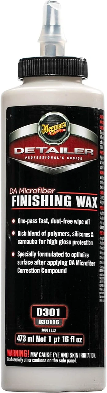 Meguiar's DA Microfiber Finishing Wax 16 Oz (D30116)