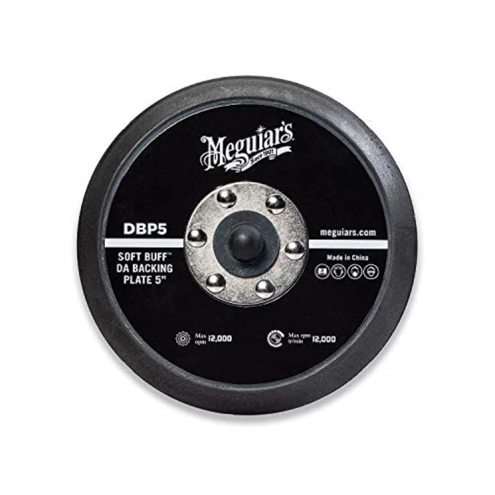 Meguiar's Soft Buff DA Polisher Backing Plate 5" 5/16-24 Spindle (DBP5)