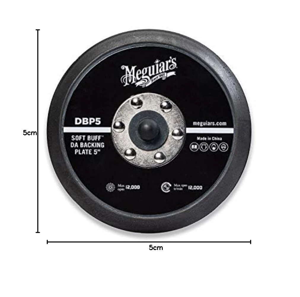 Meguiar's Soft Buff DA Polisher Backing Plate 5" 5/16-24 Spindle (DBP5) — product image 7