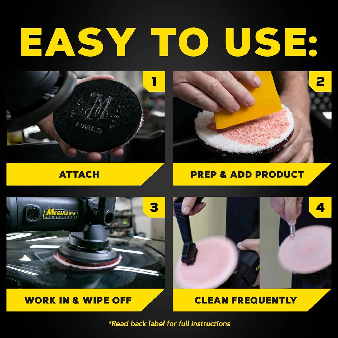 Meguiar's DA Microfiber Cutting Pad 5", 2-Pack (DMC5) — product image 6