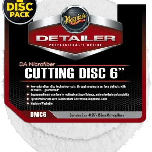 Meguiar's DA Microfiber Cutting Disc 6" (2-Pack) (DMC6)