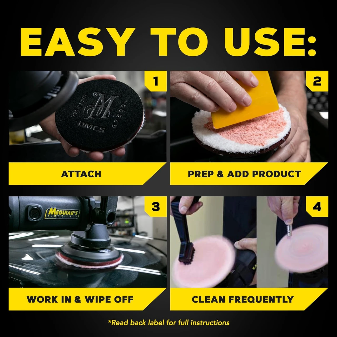 Meguiar's DA Microfiber Cutting Disc 6" (2-Pack) (DMC6) — product image 6