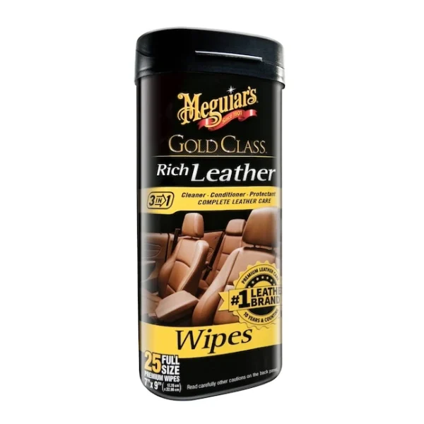 Meguiar's Gold Class Rich Leather Wipes (G10900)