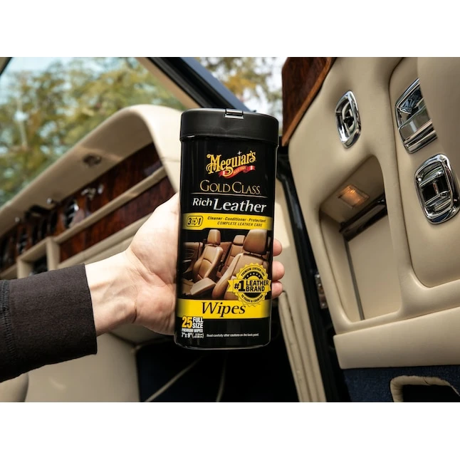 Meguiar's Gold Class Rich Leather Wipes (G10900) — product image 3