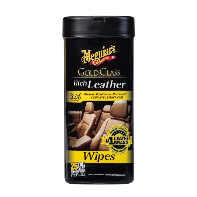 Meguiar's Gold Class Rich Leather Wipes (G10900) — product image 6