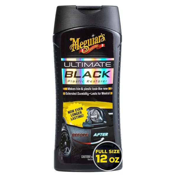 Meguiar's Ultimate Black Plastic Restorer 12 Oz (G15812)