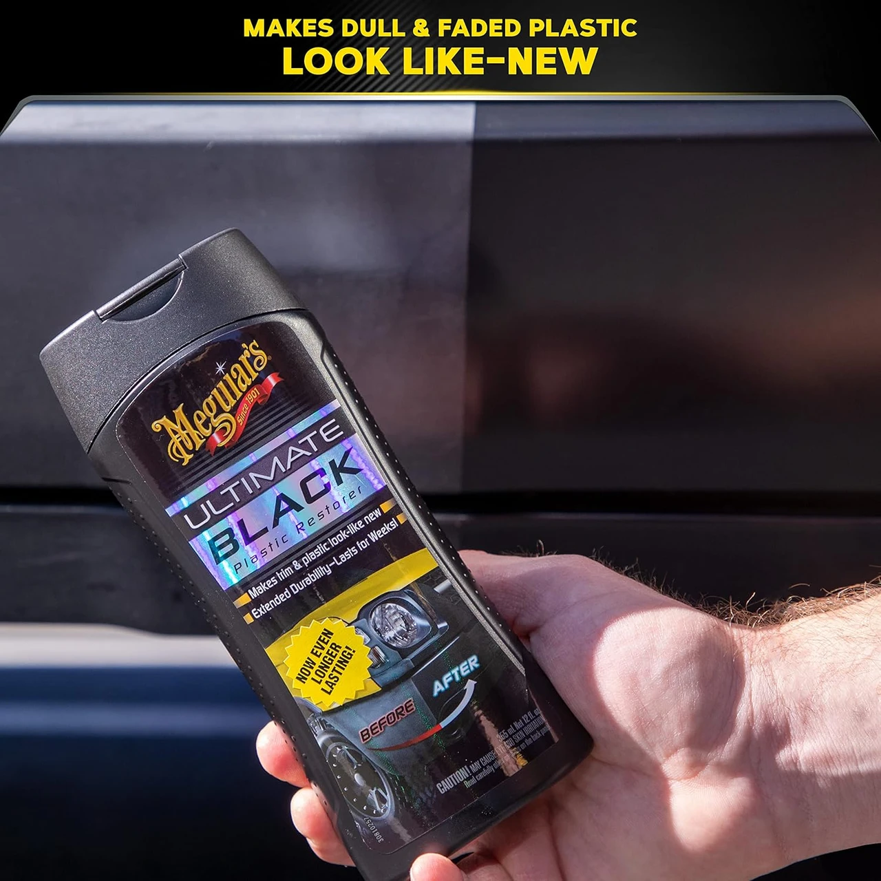 Meguiar's Ultimate Black Plastic Restorer 12 Oz (G15812) — product image 2