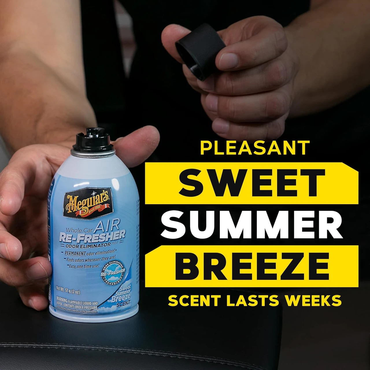Meguiar's Whole Car Odor Eliminator Sweet Breeze 2 Oz (G16602) — product image 5