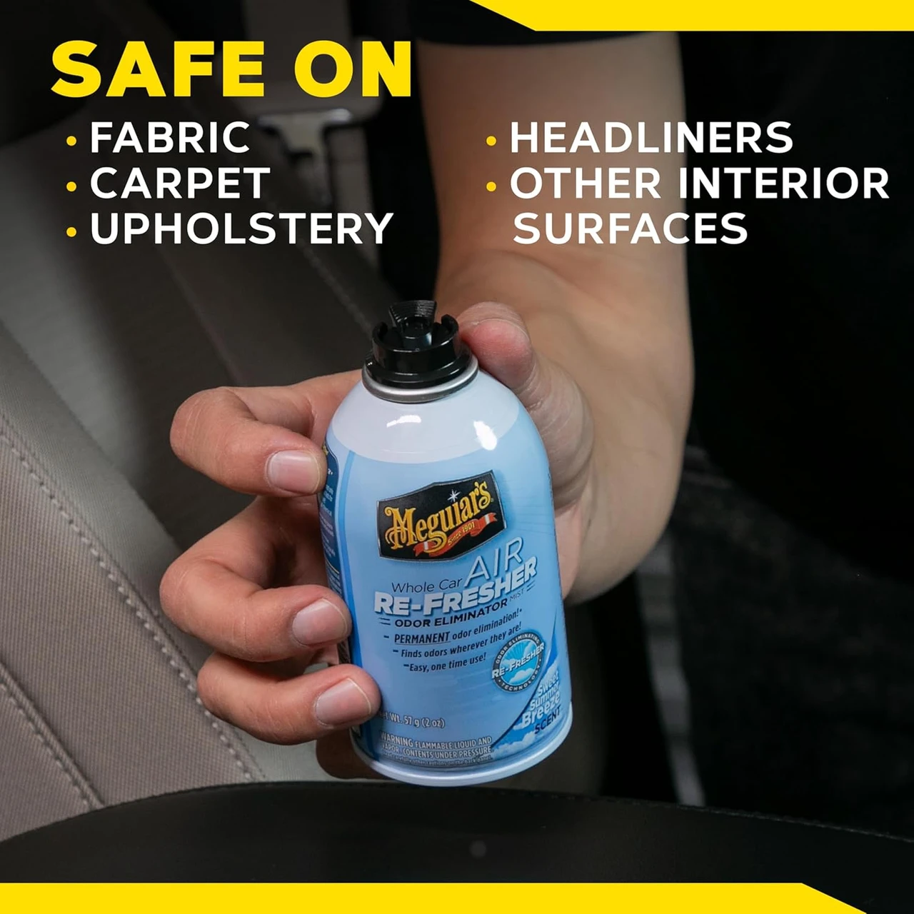 Meguiar's Whole Car Odor Eliminator Sweet Breeze 2 Oz (G16602) — product image 8