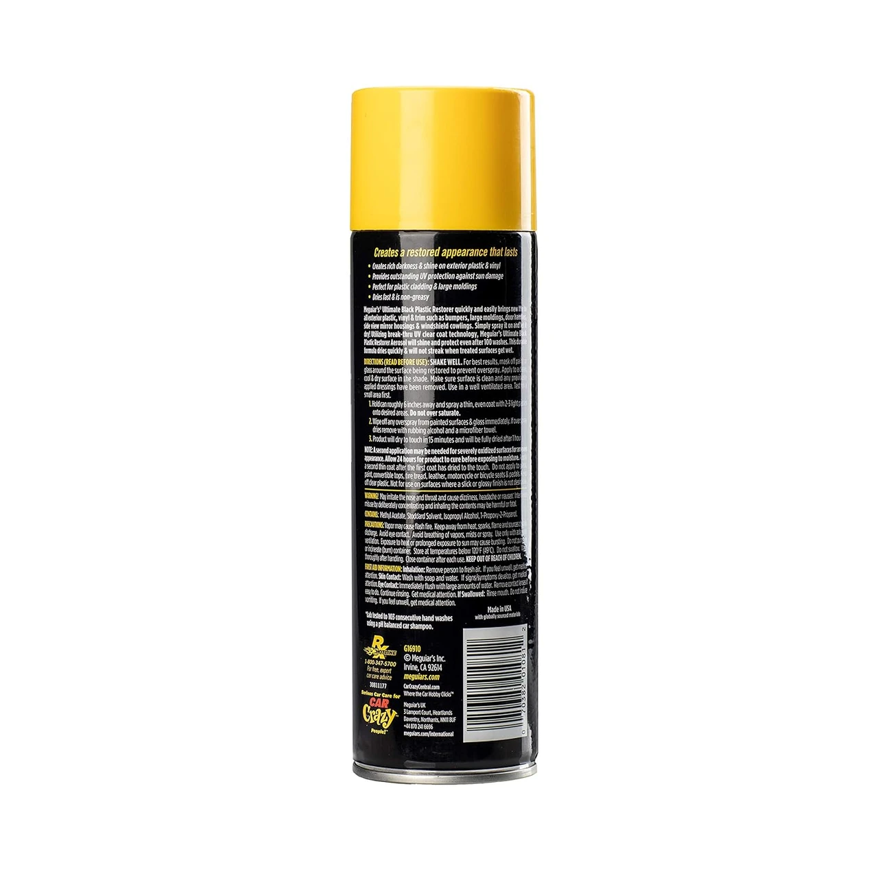 Meguiar's Ultimate Black Plastic Restorer 10 oz (G16910) — product image 2