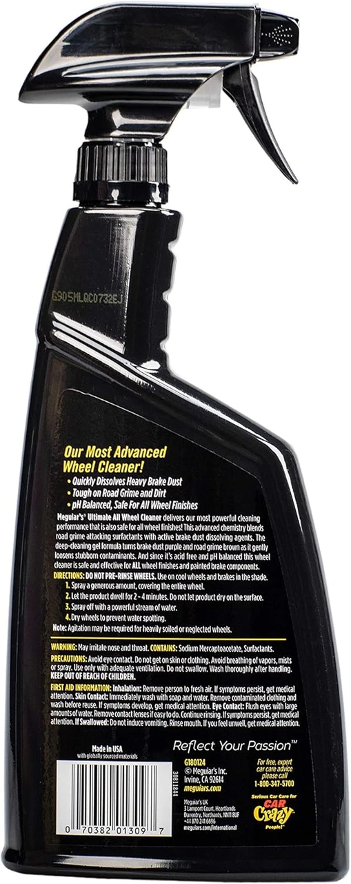 Meguiar's Ultimate All Wheel Cleaner 24 oz (G180124) — product image 2