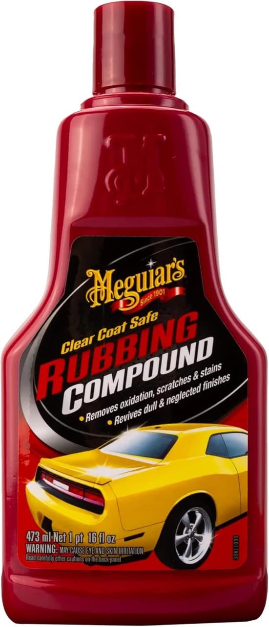 Meguiar's Safe Rubbing Compound 16 Oz for Paint Restoration (G18016)
