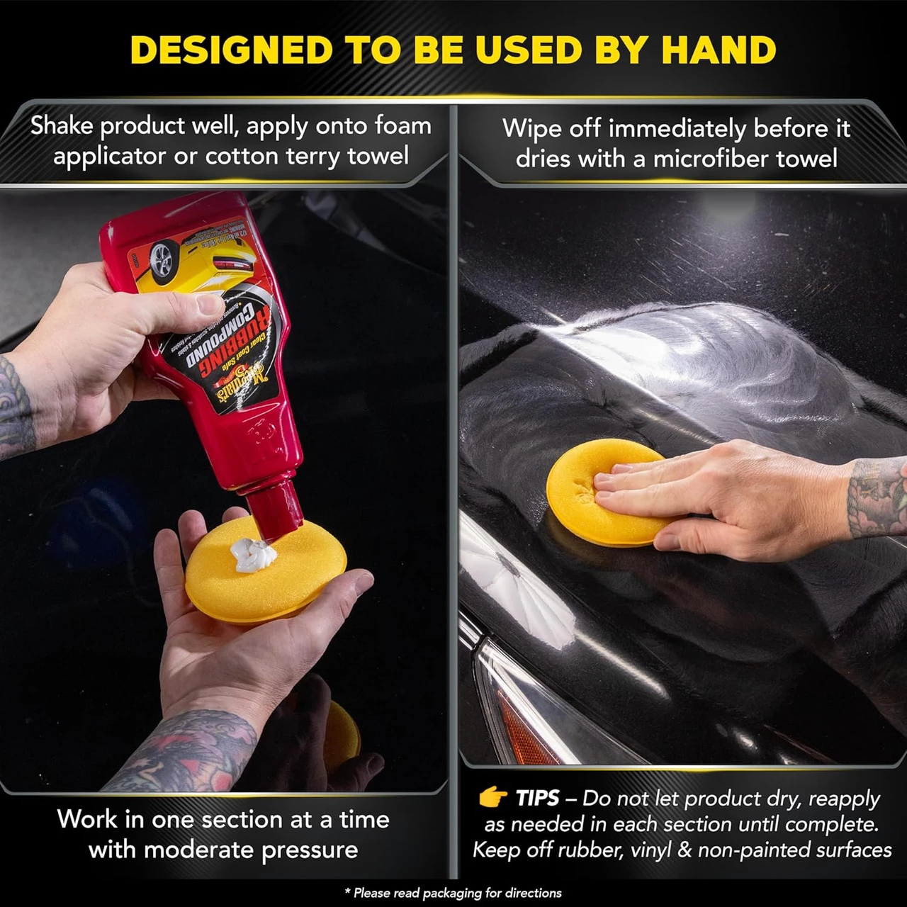 Meguiar's Safe Rubbing Compound 16 Oz for Paint Restoration (G18016) — product image 3