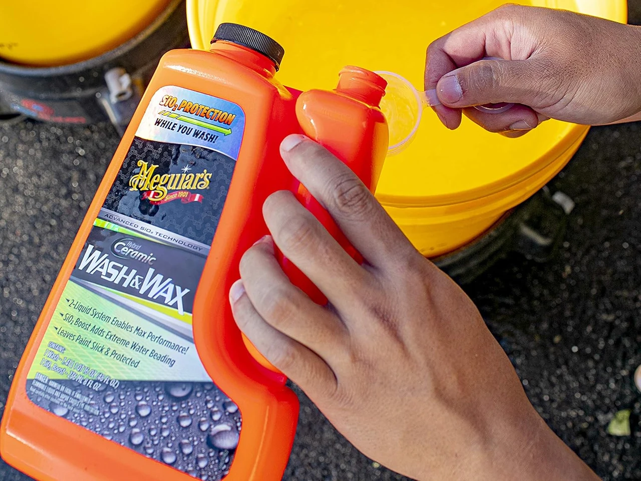 Meguiar's Hybrid Ceramic Car Wash & Wax, 56 Oz (G210256) — product image 7