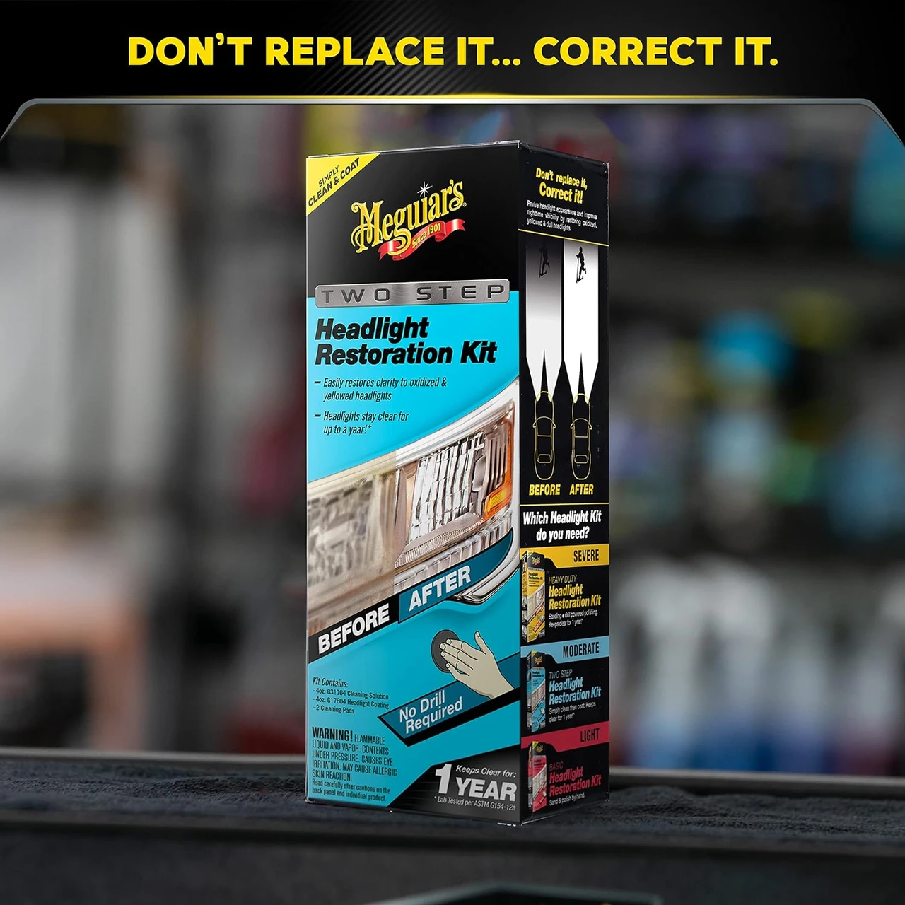 Meguiar's Two Step Headlight Restoration Kit 4 fl oz (G2970) — product image 6