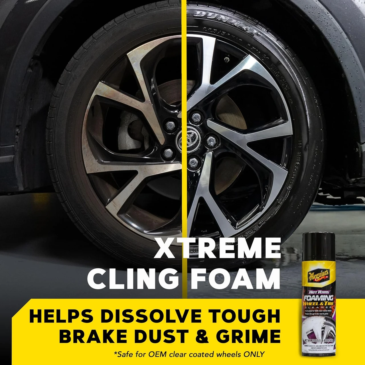 Meguiar's Hot Rims Foaming Wheel & Tire Cleaner 20oz (G250320) — product image 2