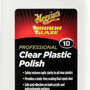 Meguiar's Plastic Polish for Clear Plastics, 8 Oz (M1008)