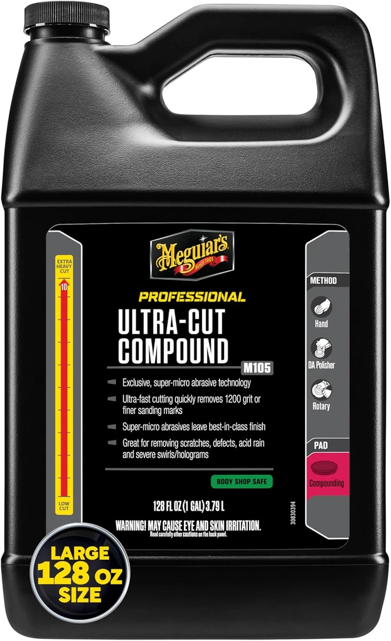 Meguiar's Ultra-Cut Compound 1 Gallon for Paint Correction (M10501)