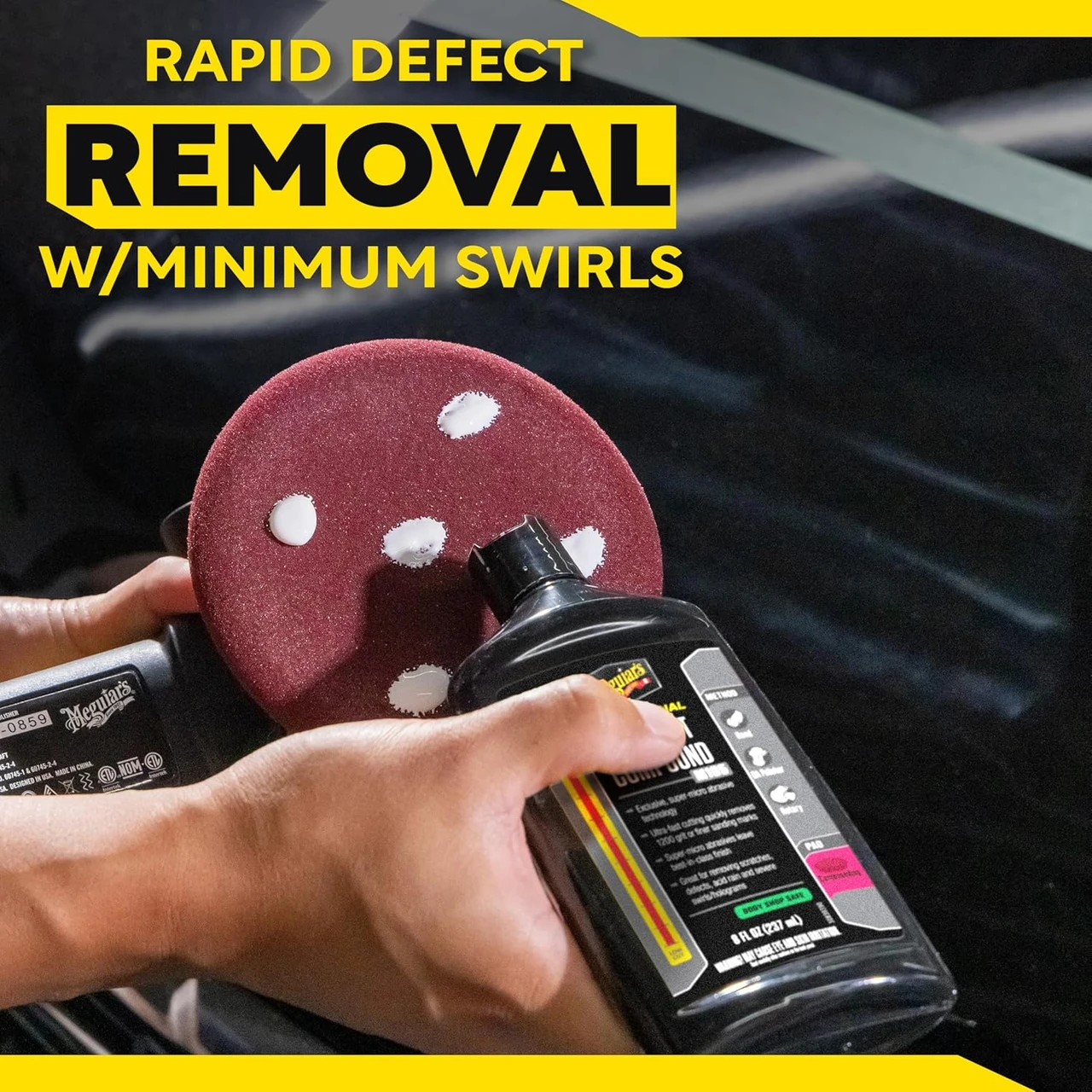 Meguiar's Ultra-Cut Compound 8 Oz for Paint Correction (M10508) — product image 8