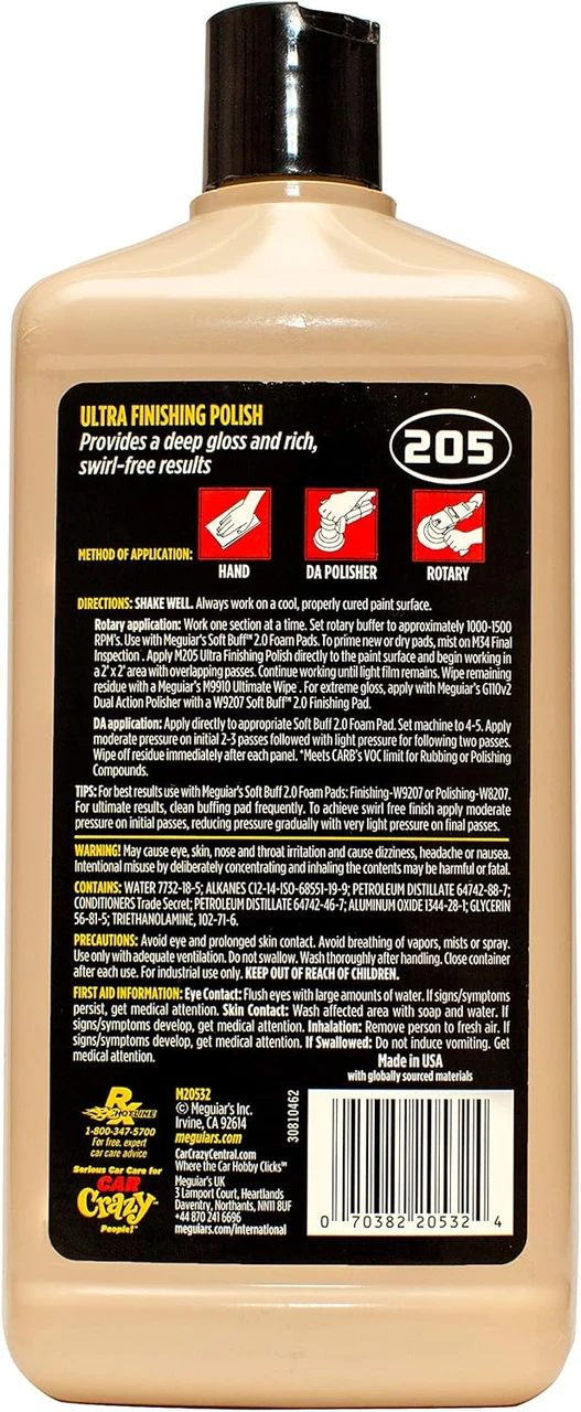 Meguiar's Ultra Finishing Polish 32 Oz (M20532) — product image 2