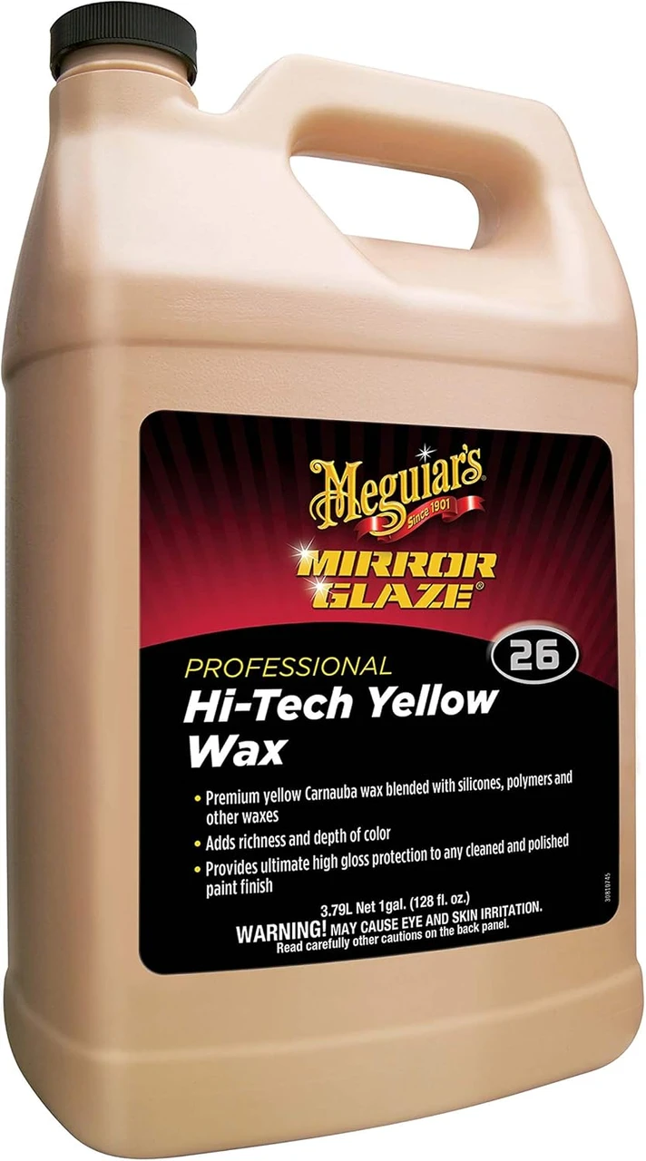 Meguiar's Hi-Tech Yellow Wax Gallon Liquid Car Wax (M2601) — product image 2
