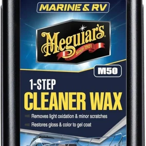 Meguiar's Boat & RV Cleaner Wax Liquid 16 Oz (M5016)