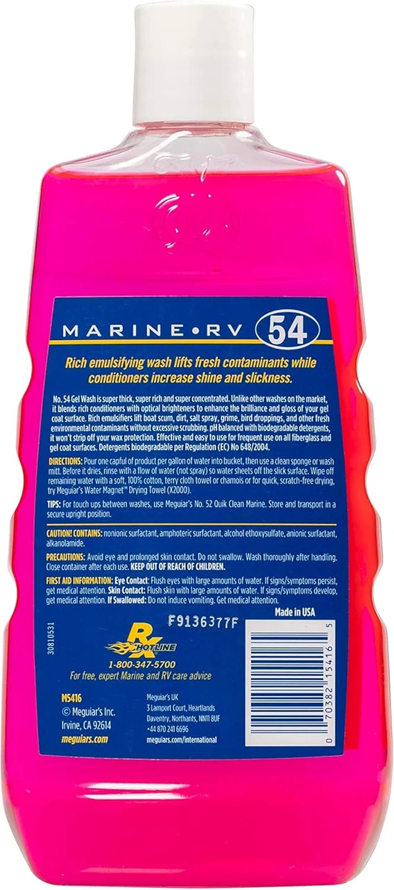 Meguiar's Boat Wash Gel 16 Oz for Marine Surfaces (M5416) — product image 3