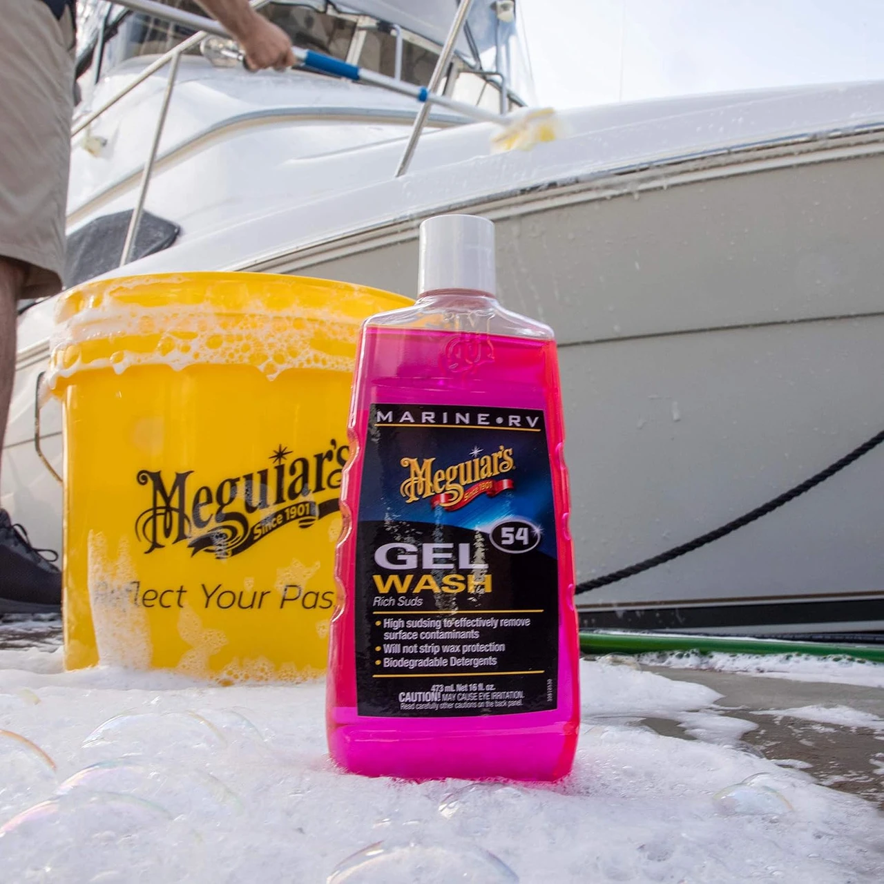 Meguiar's Boat Wash Gel 16 Oz for Marine Surfaces (M5416) — product image 4