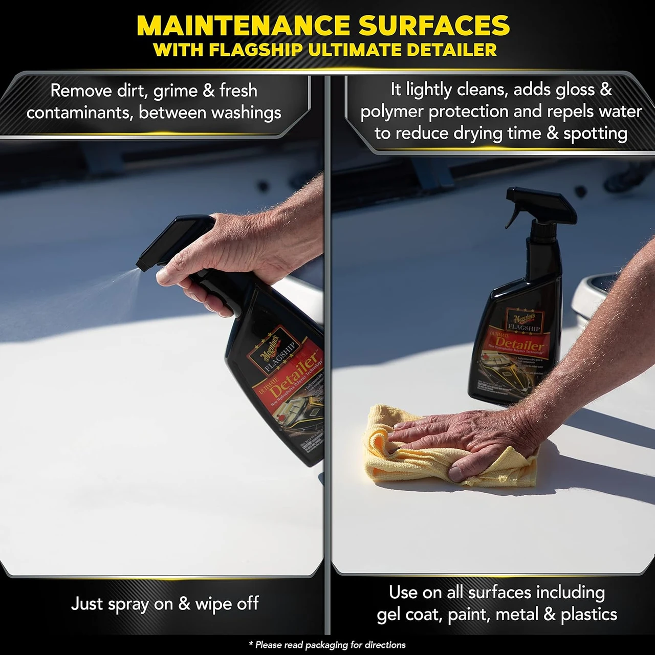 Meguiar's New Boat Owner's Essentials Kit, Wax & Wash (M6385) — product image 5