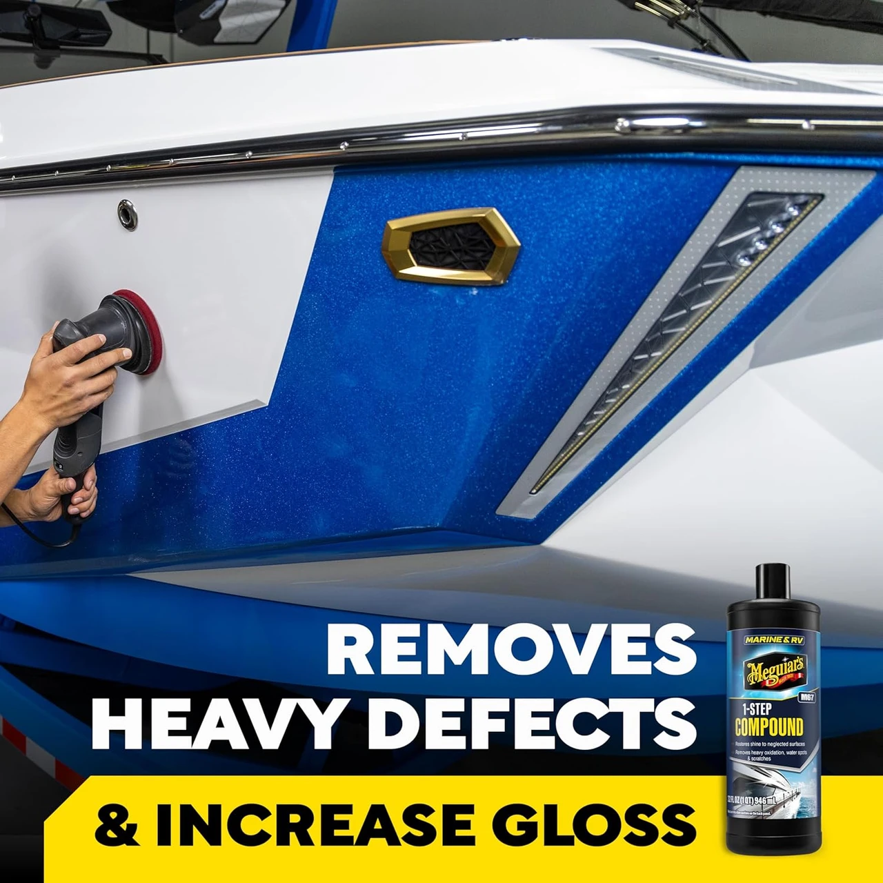 Meguiar's Marine One-Step Compound, 32 Oz (M6732) — product image 2