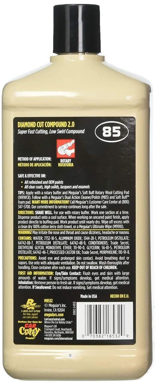 Meguiar's Diamond Cut Compound 2.0, 32 Oz (M8532) — product image 2