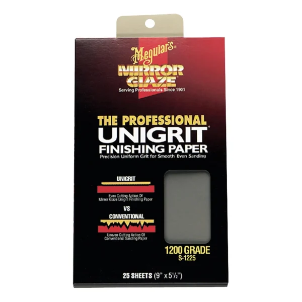 Meguiar's 1200 Grit Sanding Paper 25-Pack (S1225)