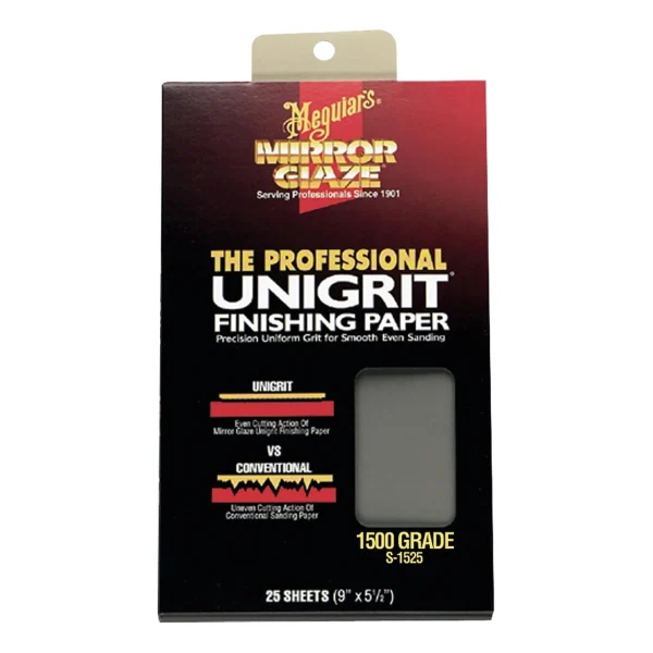 Meguiar's Sanding Paper 1500 Grit 25 Sheets (S1525)