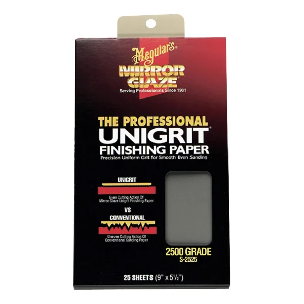 Meguiar's Unigrit Finishing Paper 2000 Grit 25 Sheets (S2025)
