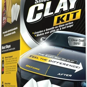 Meguiar's Smooth Surface Clay Kit with 2 Clay Bars (G191700)