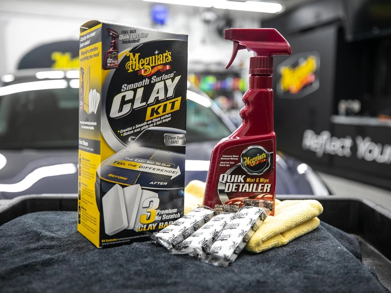 Meguiar's Smooth Surface Clay Kit with 2 Clay Bars (G191700) — product image 7