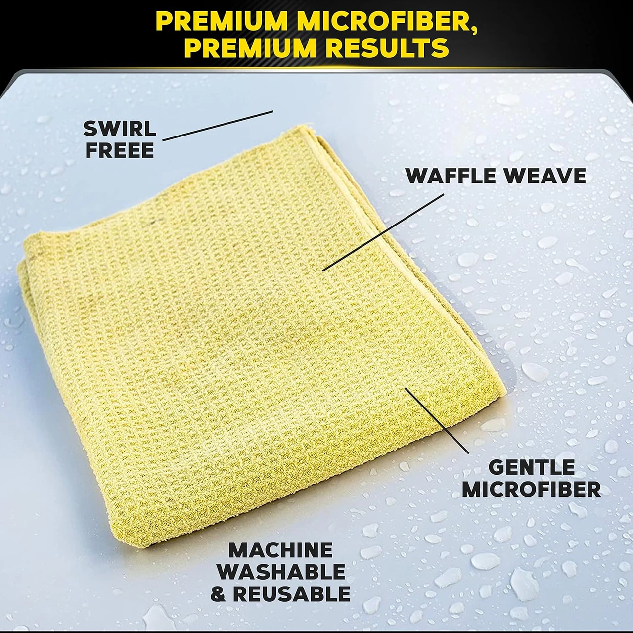 Meguiar's Microfiber Water Magnet Drying Towel 22" x 30" (X2000) — product image 3