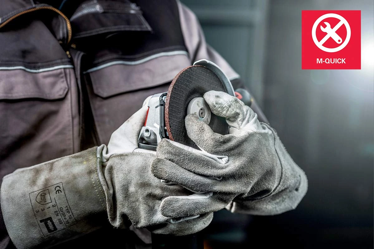 Metabo WEP15-150Q 13.5 Amp 6" Angle Grinder, TC Elec & Non-Locking Paddle Switch — product image 5