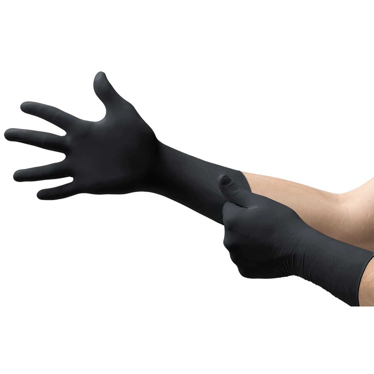 Microflex 93-862M MidKnight XTRA Chemical Resistant Nitrile Gloves - M — product image 2