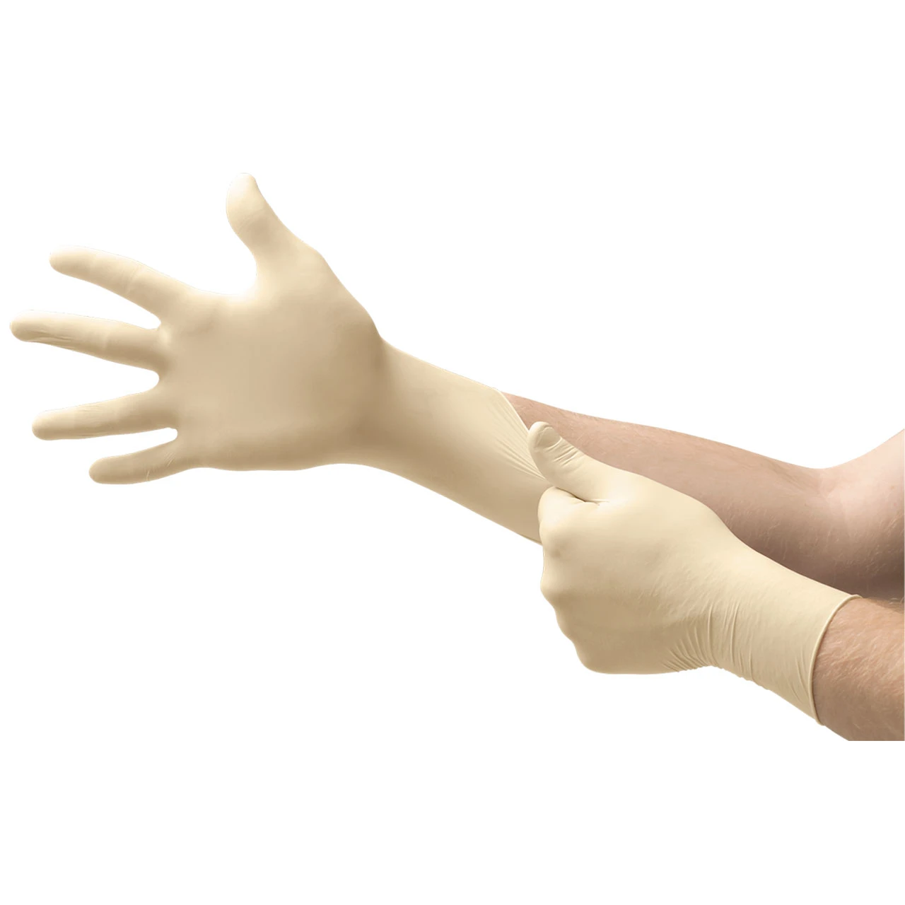 Microflex L920 E-Grip Max L92 Latex Gloves, Natural, X-Small - 1,000/Case — product image 2