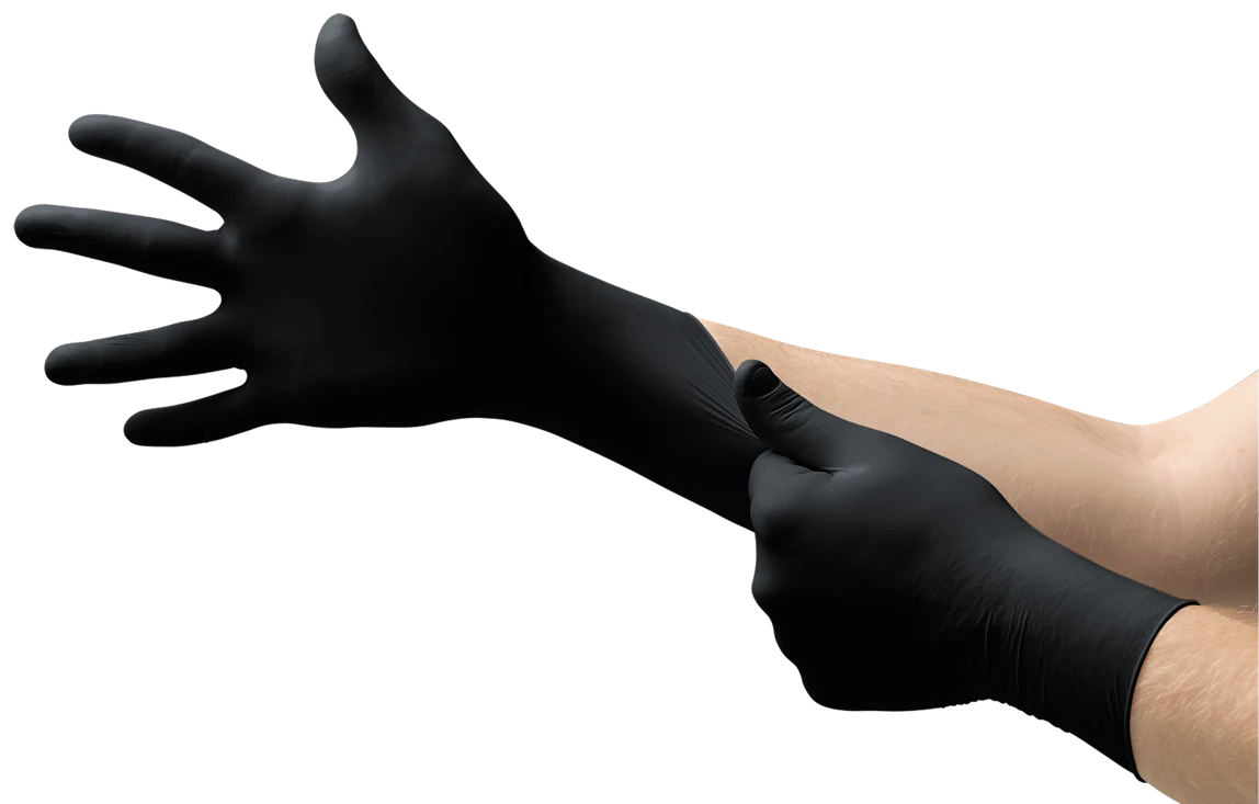 Microflex Midknight Touch Nitrile Gloves, X-Small (93-732-XS) — product image 2