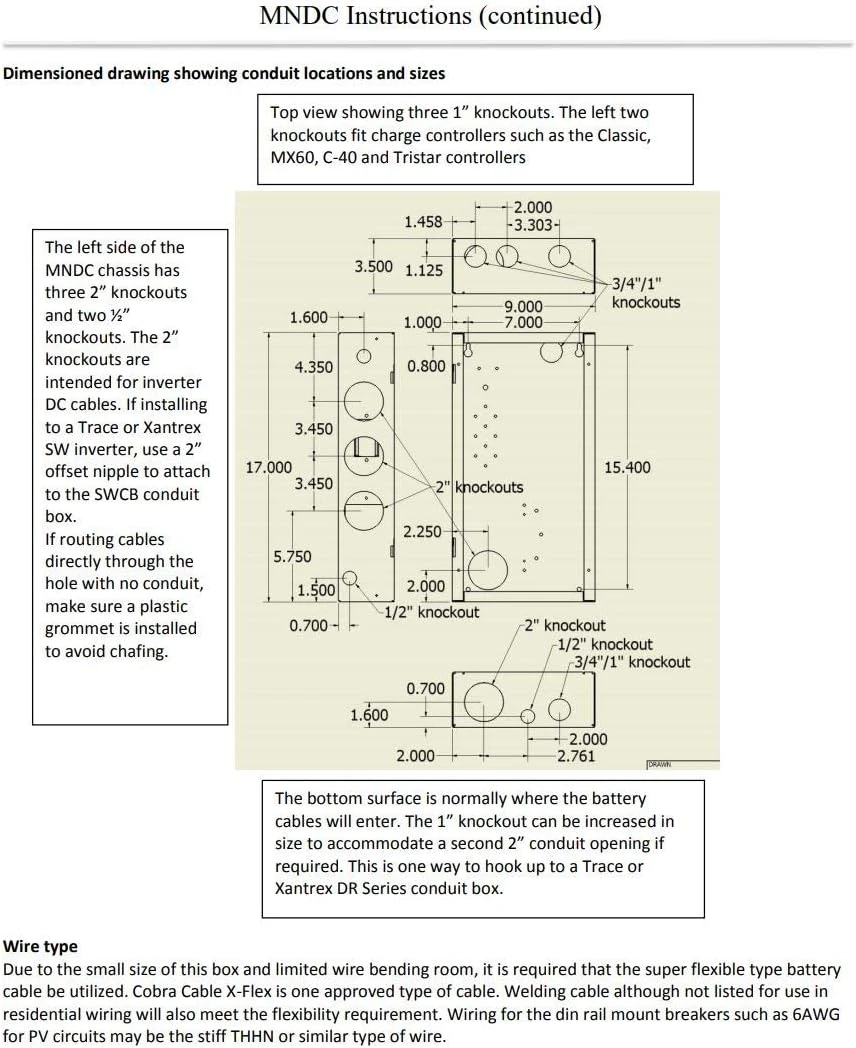 MidNite Solar Mini Dc Disconnect Power Center With 250 Amp Breaker (MNDC250) — product image 2