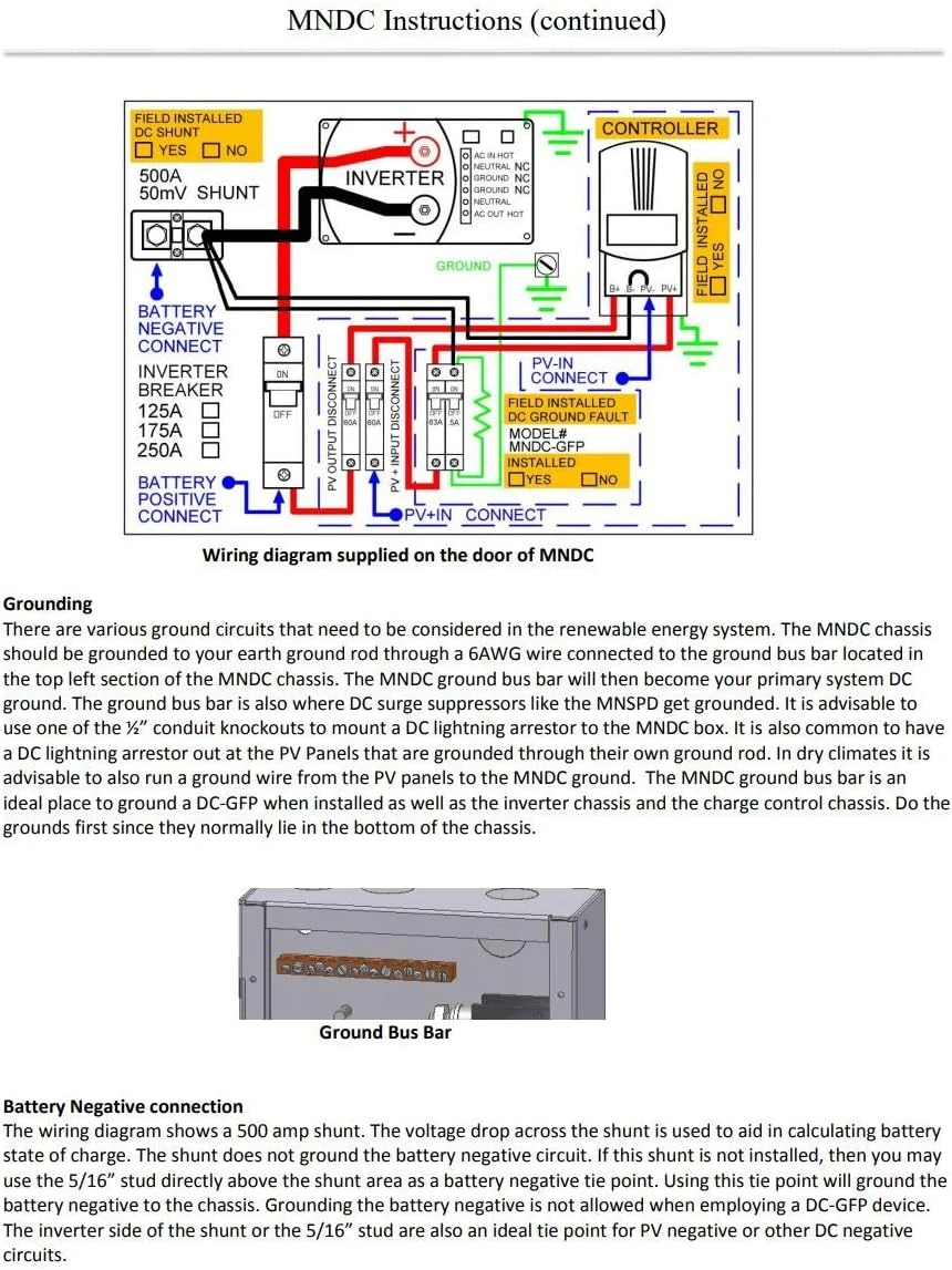 MidNite Solar Mini Dc Disconnect Power Center With 250 Amp Breaker (MNDC250) — product image 3
