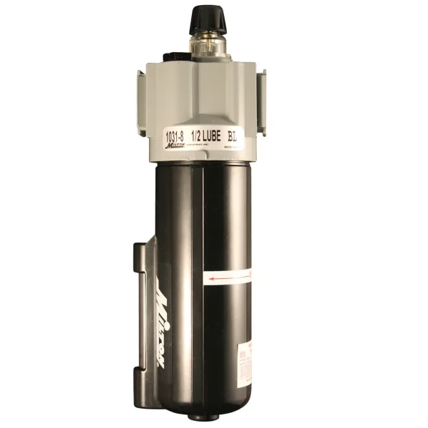 Milton 1031-8 1/2" NPT Metal FRL Lubricator Bowl, 6 oz. Bowl