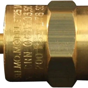 Milton 1090-200 1/4" MNPT ASME Safety Valve - 200 PSI Pop off Pressure