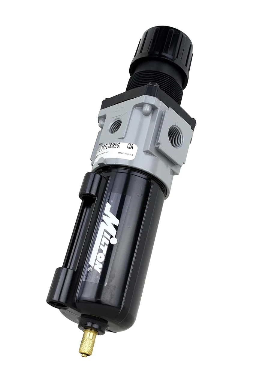 Milton 1110 3/8" NPT Metal Piggyback Filter Regulator — product image 3