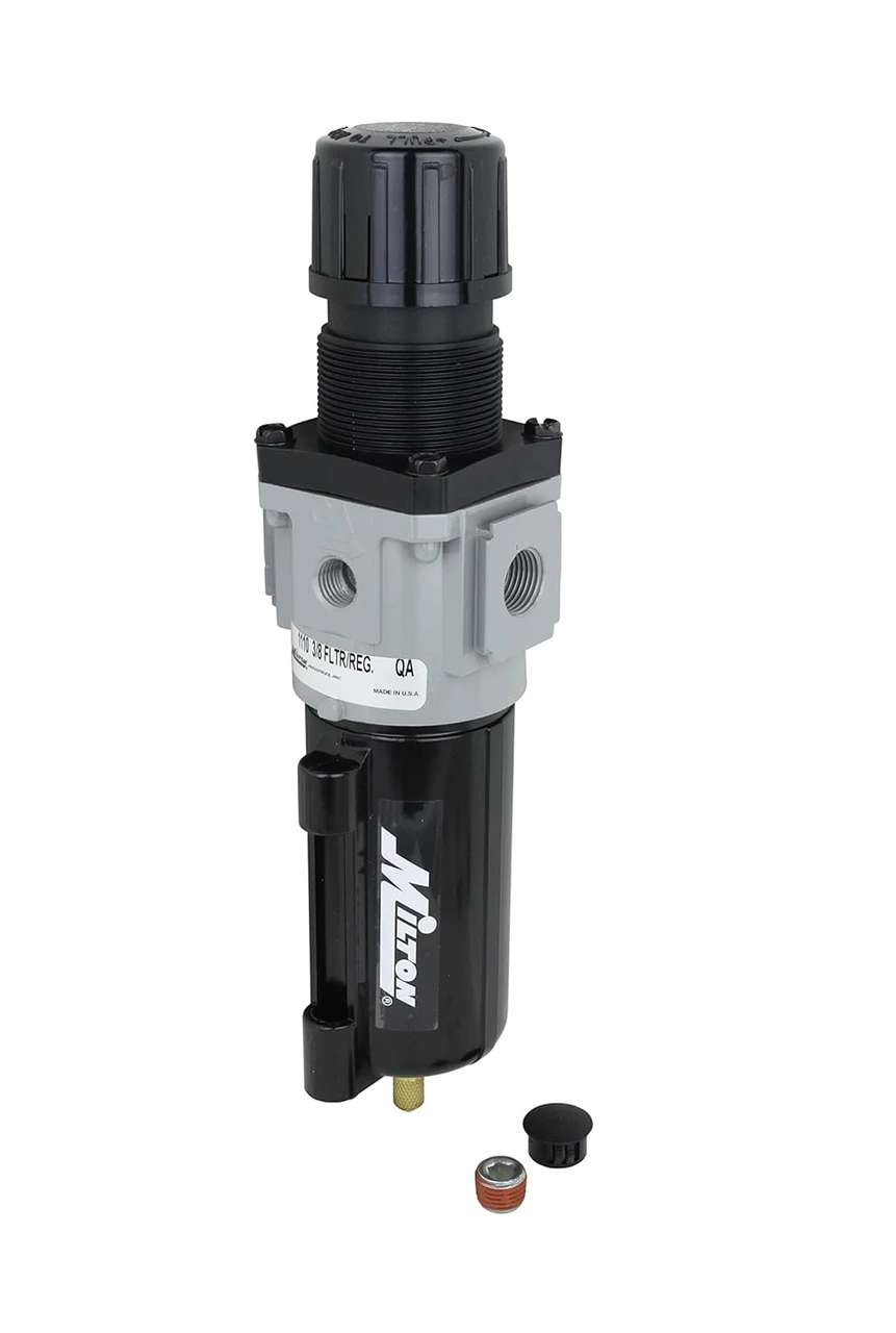 Milton 1110 3/8" NPT Metal Piggyback Filter Regulator — product image 4