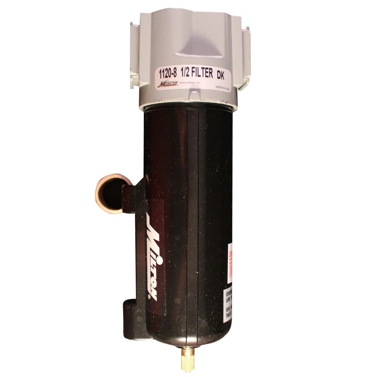 Milton 1120-8 1/2" Metal FRL Filter Bowl