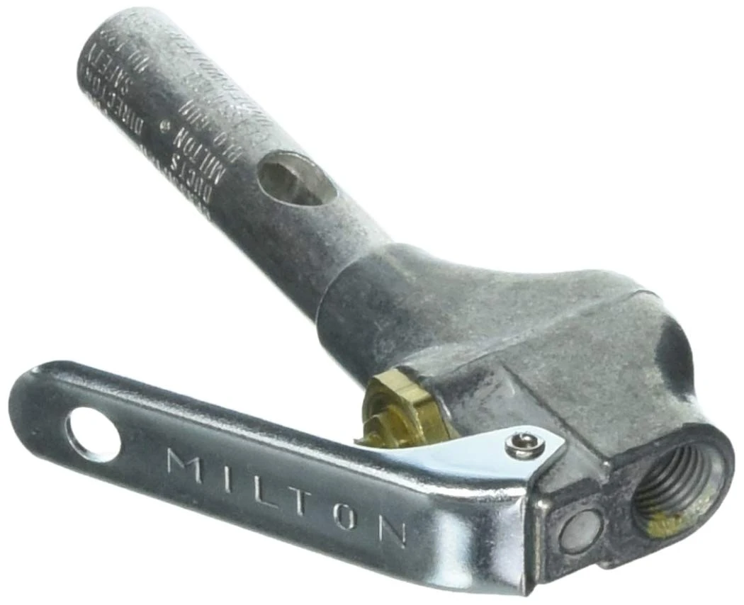 Milton 132 Volume Safety Blow Gun, 1/4" NPT, Nozzle Thread 1/2" - 27